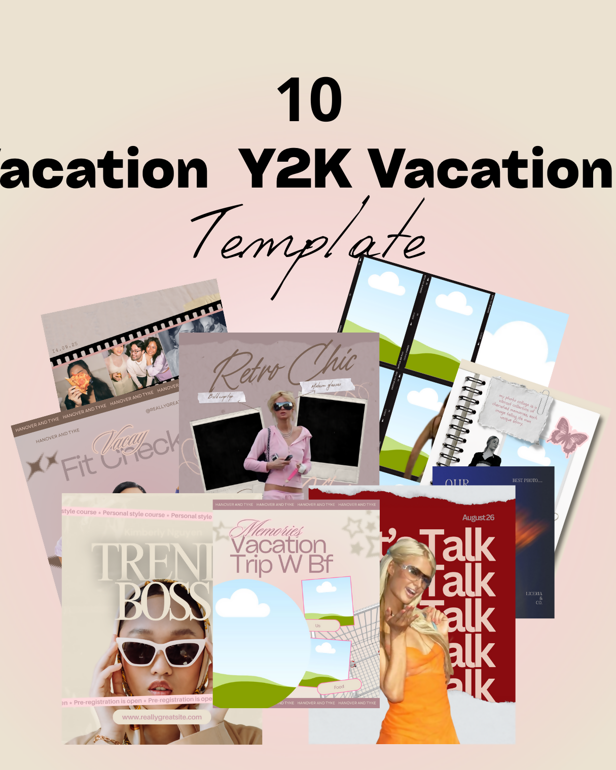 Y2K Minimalist Style Instagram Post