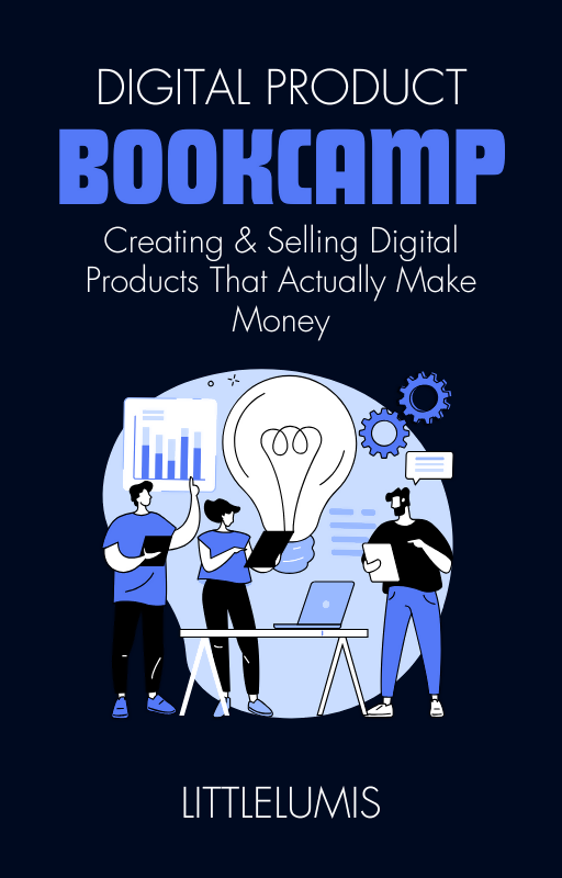 Blue and Light Blue Illustrative Business Model Ebook Cover